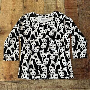 Sleep no more unisex gender neutral panda shirt you can't sit with us -1.5/2Y